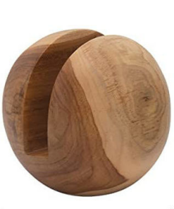Small Teakwood Orb Easel