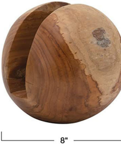 Large Teakwood Orb Easel