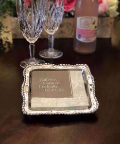 Organic Pearl Napkin Box