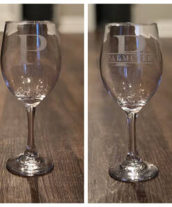 Custom Stemmed Wine Glasses