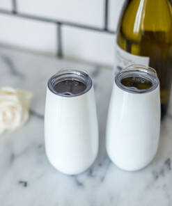 Stemless Champagne Flutes - Set of 2