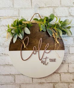 Personalized Door Sign