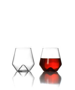Monti-Rosso Wine Glasses - Set of 2