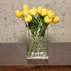 Rectangular Glass Vase With Personalized Etching