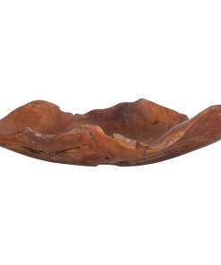 Hand-Carved Teakwood Bowl