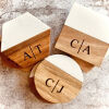 Wood and Marble Coasters