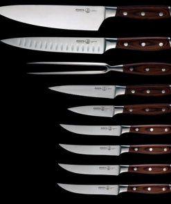 Avanta 10 Piece Pakkawood Knife Block Set